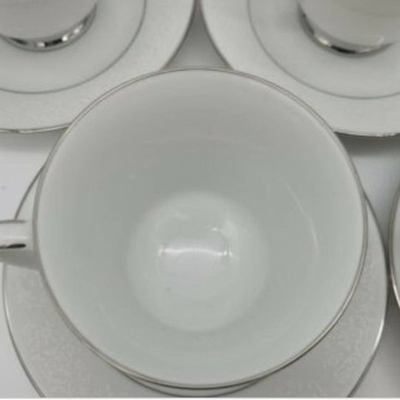 NORITAKE TAHOE 2585 Cup & Saucer Set of 3 with 1 sugar pot - Excellent Condition - Picture 4 of 9